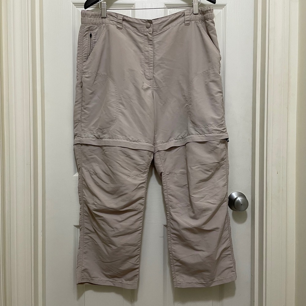 LL Bean No Fly Zone Zip Off Convertible‎ Cargo Pants Hiking Lightweight Large